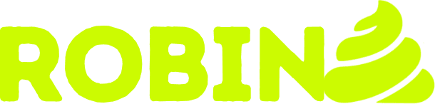 ROBIN + turd wordmark